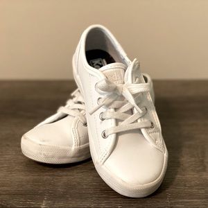 Toddler White Leather Keds sz10 medium